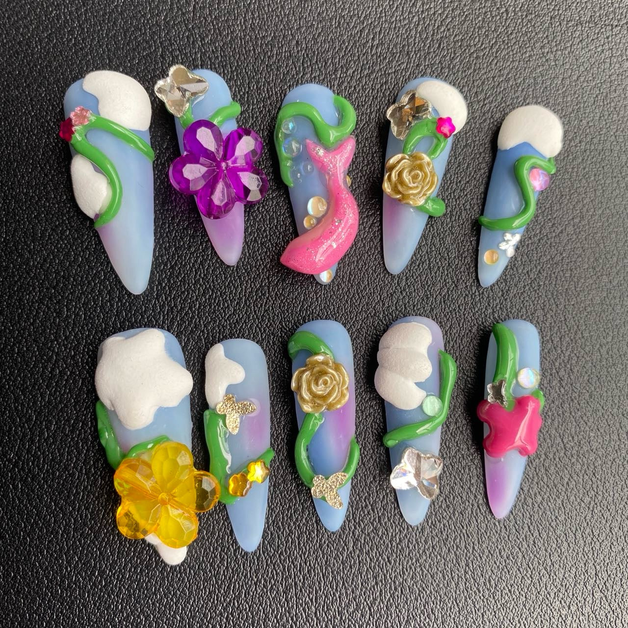 Special three-dimensional styling nail art